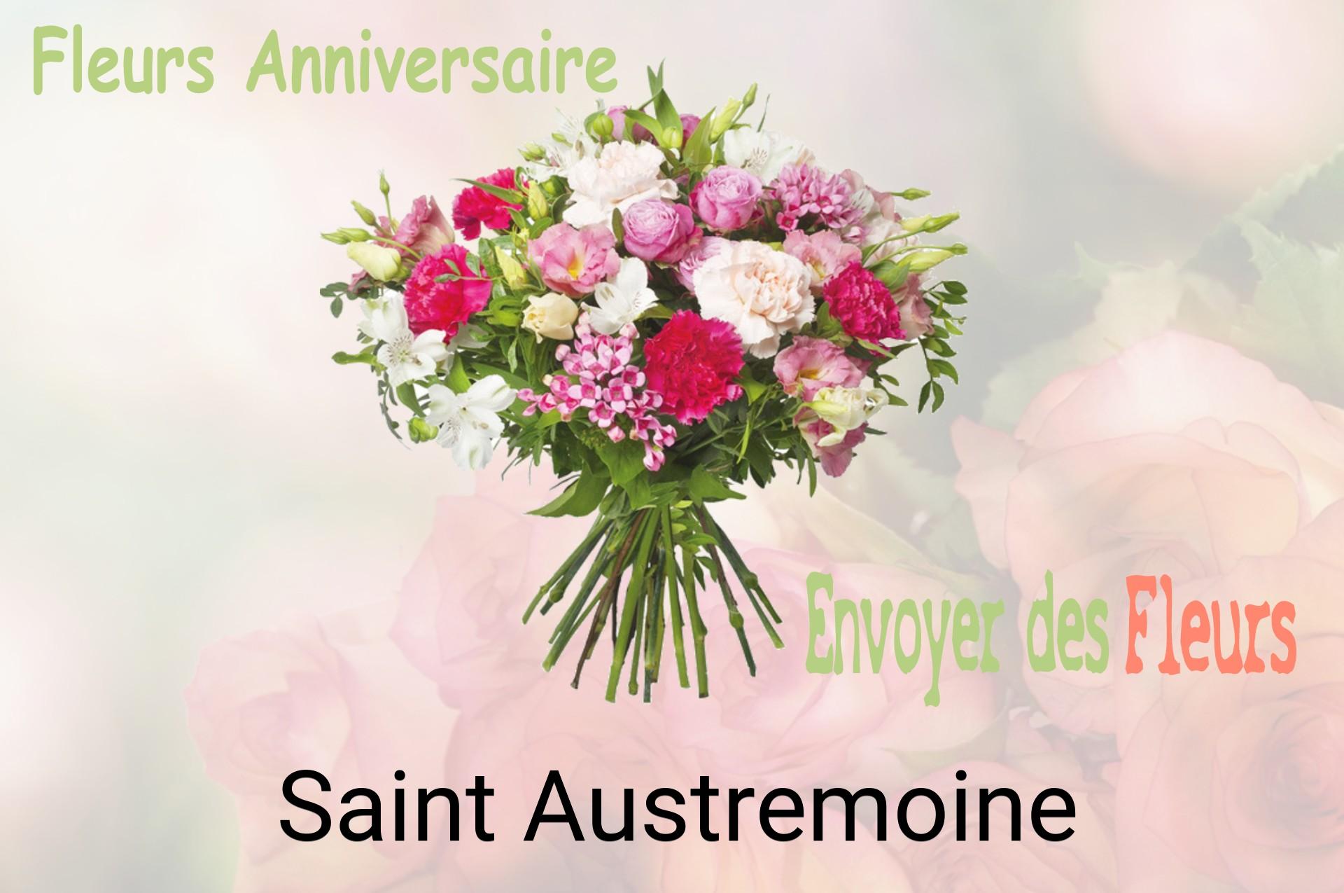 Bouquet de fleurs d’anniversaire livré à Saint-Austremoine